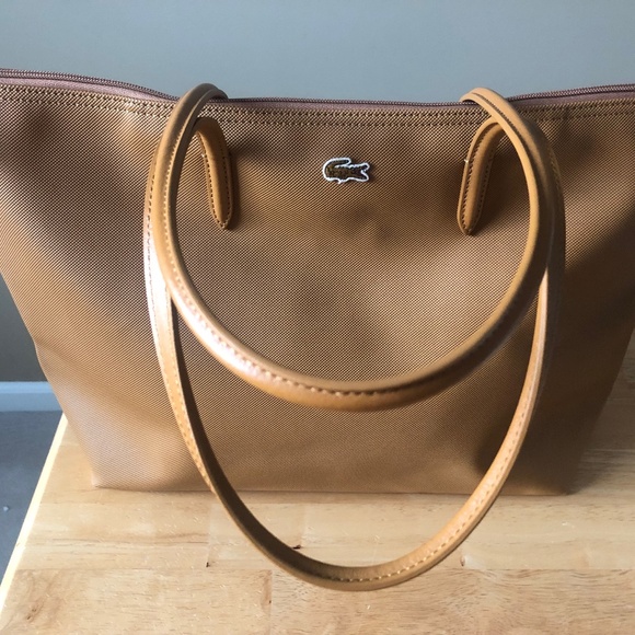 Lacoste Women's L.12.12 Concept Zip Tote Bag purse - Picture 1 of 8